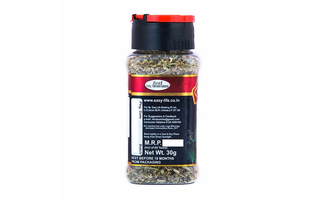 Easy Life Mixed Herbs    Bottle  30 grams